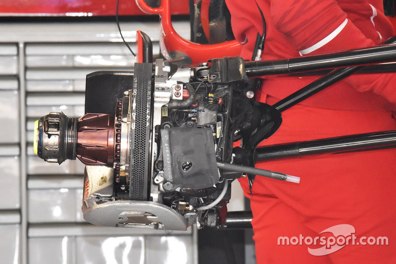 Freno delantero del Ferrari SF70H