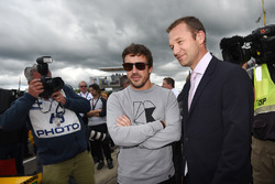 Fernando Alonso und Townsend Bell, NBC