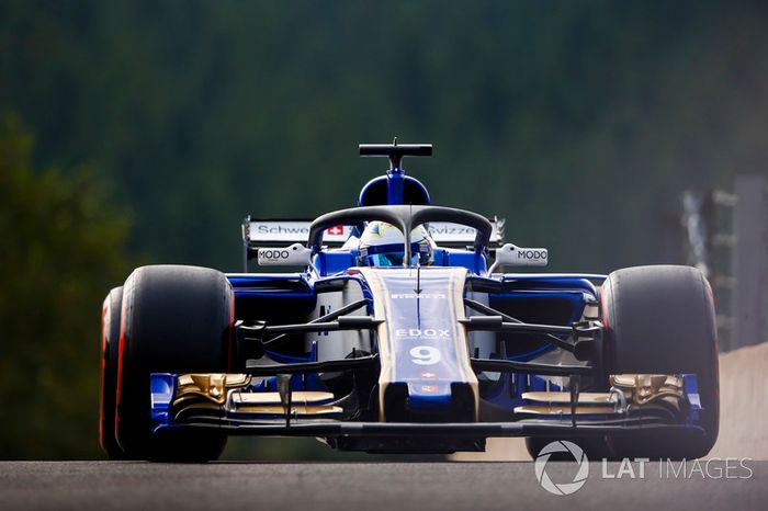 Marcus Ericsson, Sauber C36 con el Halo