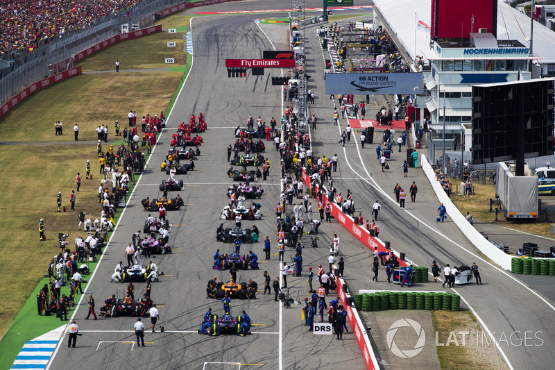 Starting grid F1