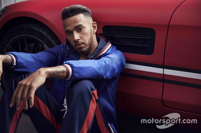 Lewis Hamilton, Tommy Hilfiger fashion photoshoot