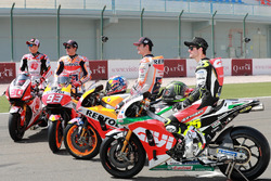 Takaaki Nakagami, Team LCR Honda, Marc Marquez, Repsol Honda Team, Dani Pedrosa, Repsol Honda Team,