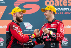 Podium: Shane van Gisbergen, Triple Eight Race Engineering Holden, Jamie Whincup, Triple Eight Race Engineering Holden