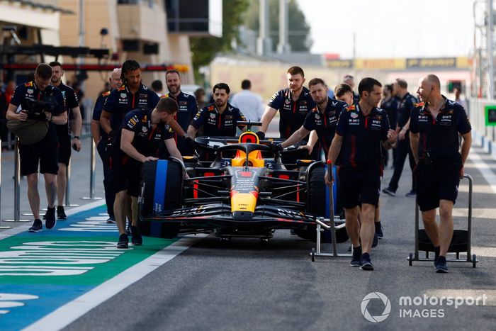 El coche de Max Verstappen, Red Bull Racing RB19