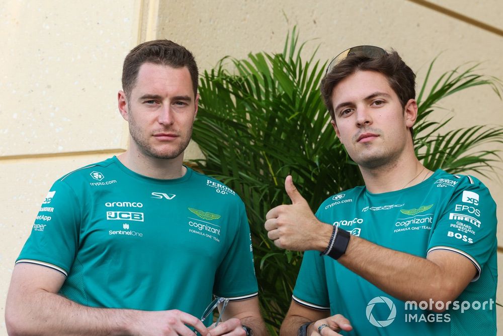 Stoffel Vandoorne, Resreve Driver, Aston Martin F1 Team, Felipe Drugovich, Aston Martin F1 Team