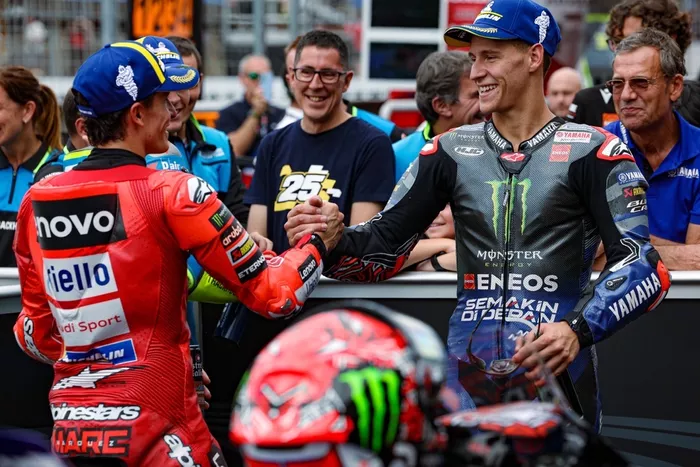 Fabio Quartararo, Yamaha Factory Racing, Marc Marquez, Ducati Team
