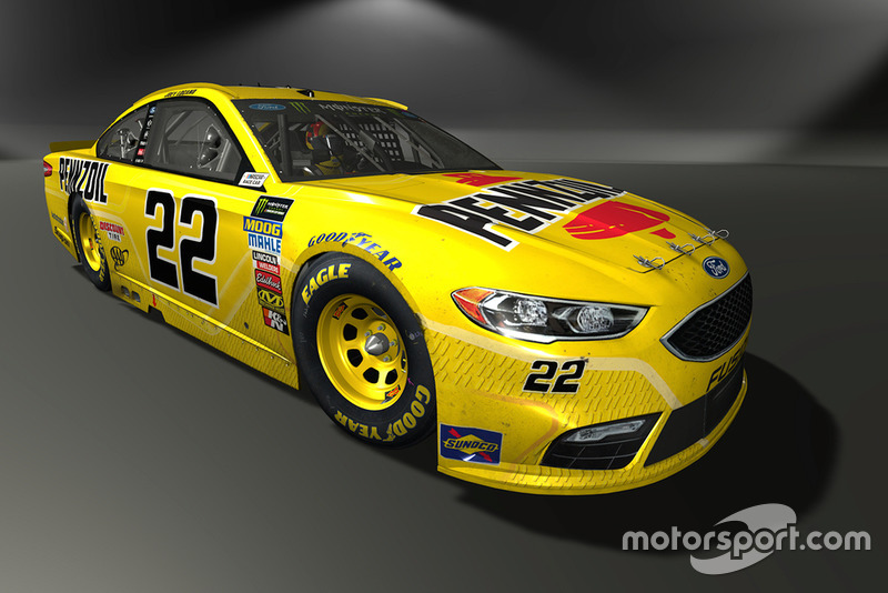 Joey Logano, Team Penske, Ford Fusion - NASCAR Heat 3 skin