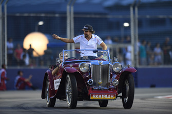 Fernando Alonso, McLaren on drivers parade
