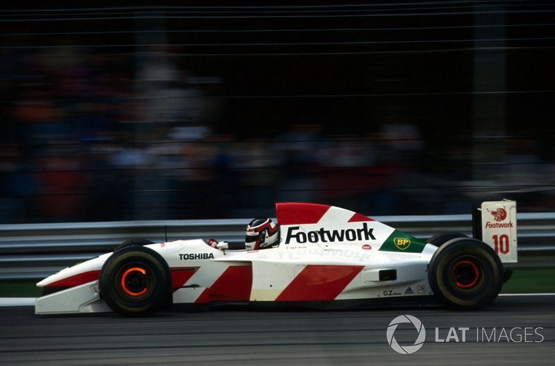 FOOTWORK アロウズ　鈴木亜久里号 美しきF1マシン：「速いが脆い……鈴木亜久里、予選トップ10常連に