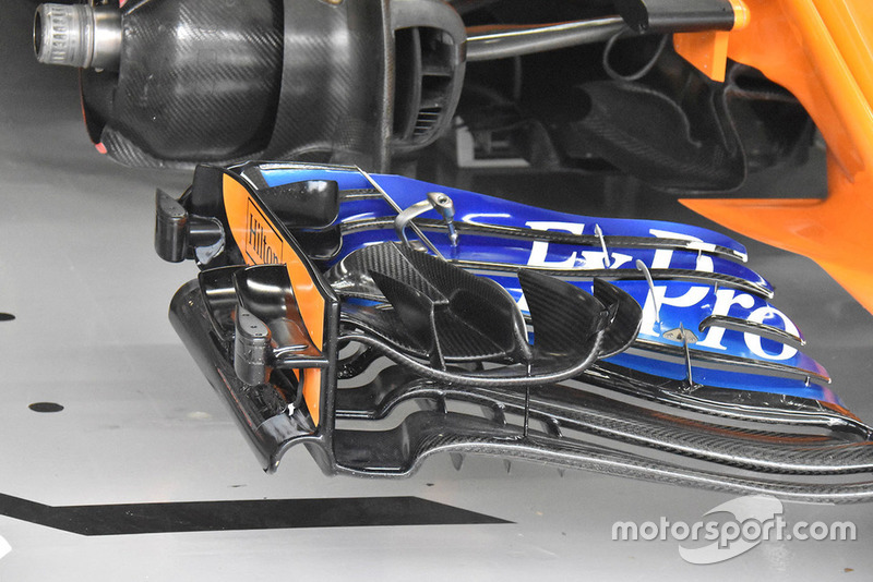 Aileron avant de Stoffel Vandoorne, McLaren MCL33