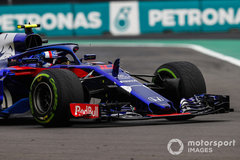 20: Pierre Gasly, Scuderia Toro Rosso STR13, sem tempo (perdeu 15 posições por ter peças do motor trocadas)