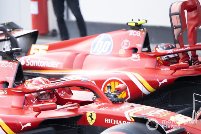 Polak Charles Leclerc, Ferrari SF-24, Carlos Sainz, Ferrari SF-24