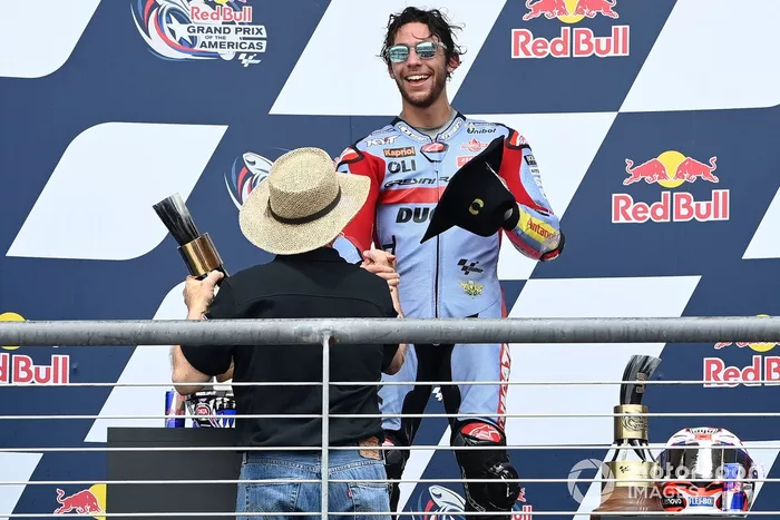 Podio: ganador Enea Bastianini, Gresini Racing 
