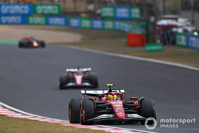 Charles Leclerc, Ferrari, Lewis Hamilton