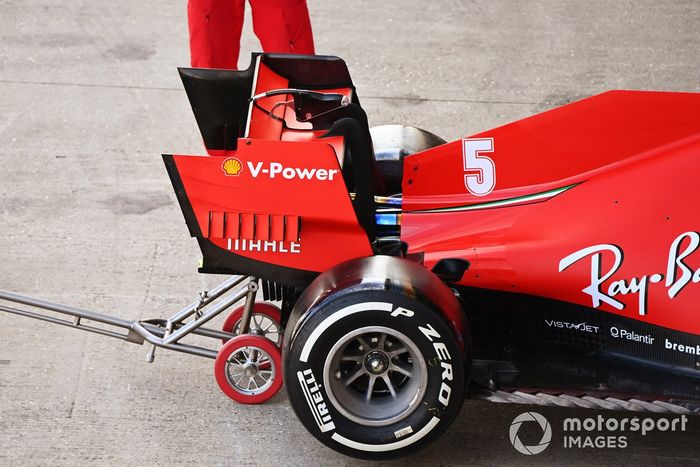 Alerón trasero de Sebastian Vettel Ferrari SF1000