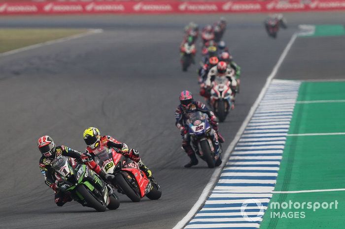 Jonathan Rea, Kawasaki Racing, Alvaro Bautista, Aruba.it Racing-Ducati SBK Team