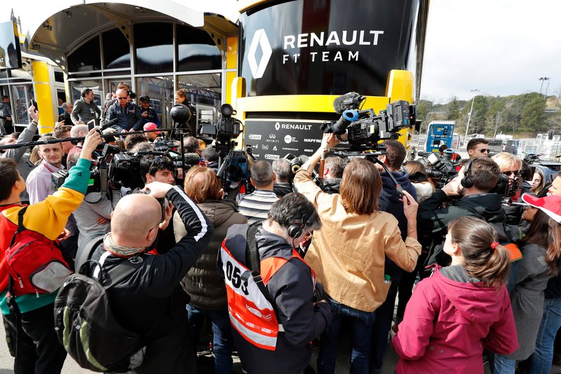 I media nel Renault F1 Team