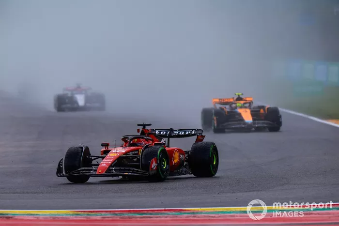 Charles Leclerc, Ferrari SF-23, Lando Norris, McLaren MCL60