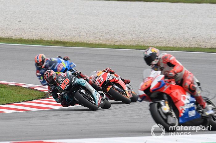 Fabio Quartararo, Petronas Yamaha SRT, everyone waiting to follow