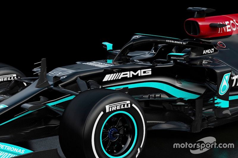 Detalle del Mercedes AMG F1 W12