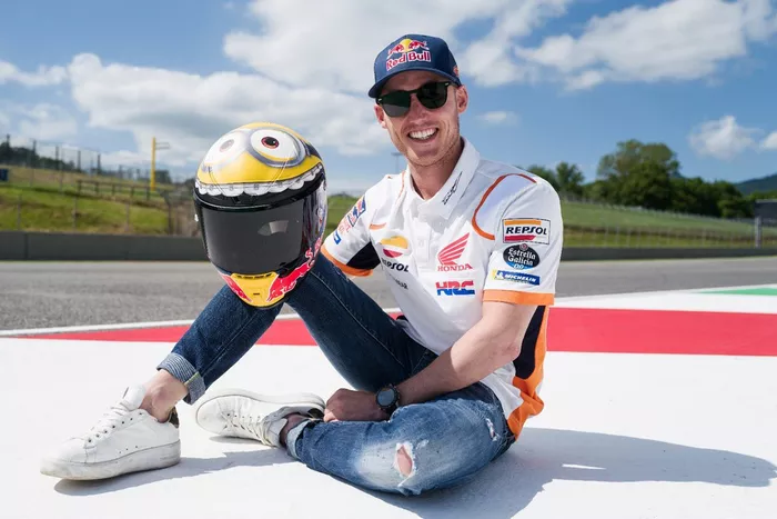 Casco especial de Mugello para Pol Espargaró, equipo Repsol Honda
