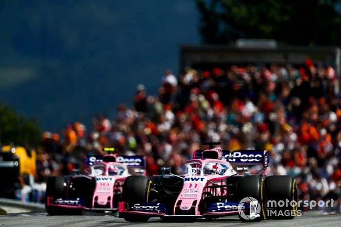 Sergio Pérez, Racing Point RP19,  Lance Stroll, Racing Point RP19