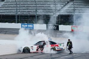 Race winner Harrison Burton, Joe Gibbs Racing, Toyota Supra