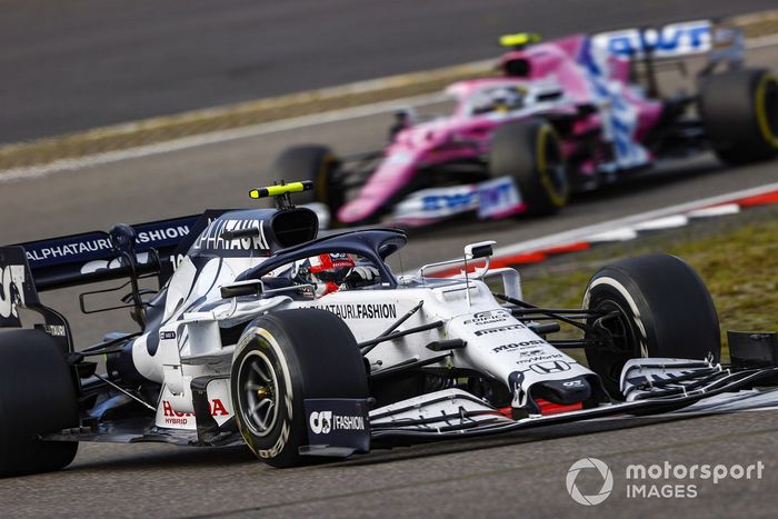 Pierre Gasly, AlphaTauri AT01, Nico Hulkenberg, Racing Point RP20