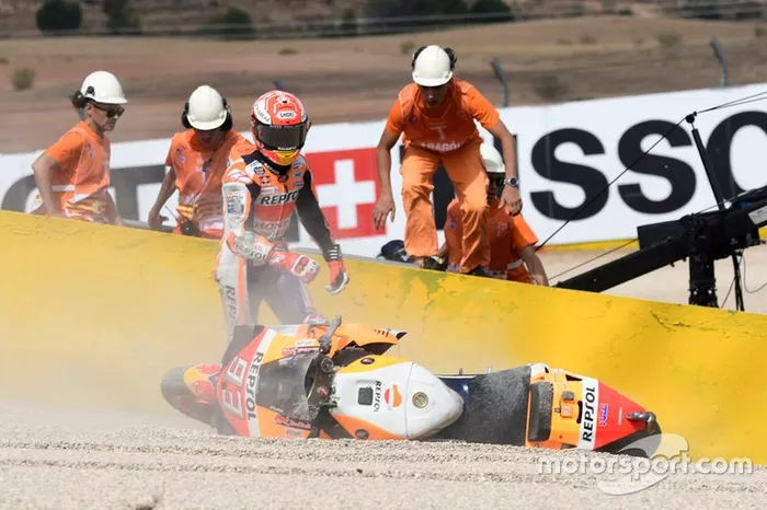 Accidente de Marc Márquez, Repsol Honda Team