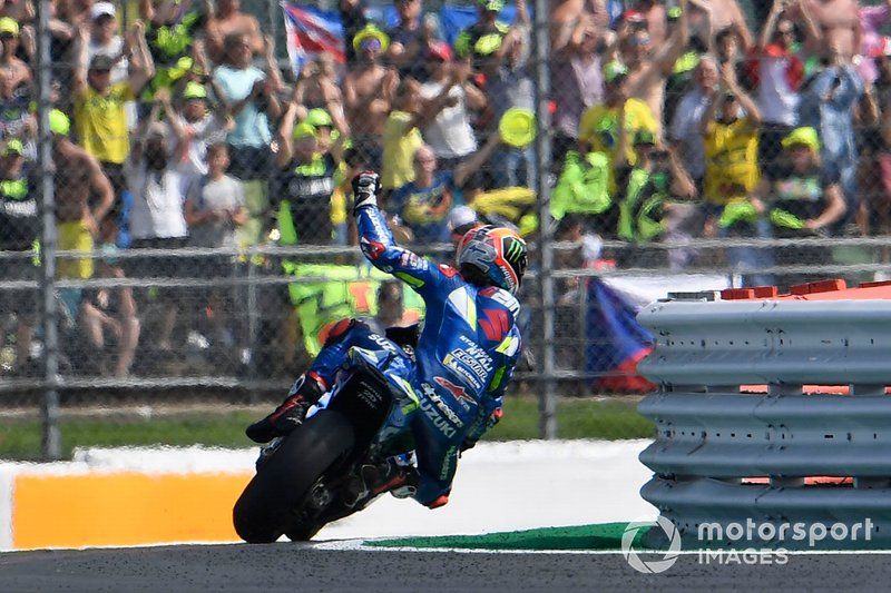 Race winner Alex Rins, Team Suzuki MotoGP