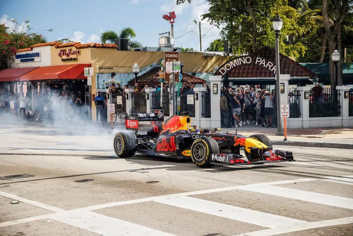 El Red Bull Racing RB7 en Florida