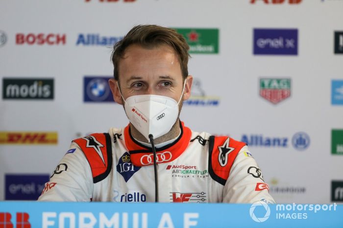 Rene Rast, Audi Sport ABT Schaeffler, in the press conference 