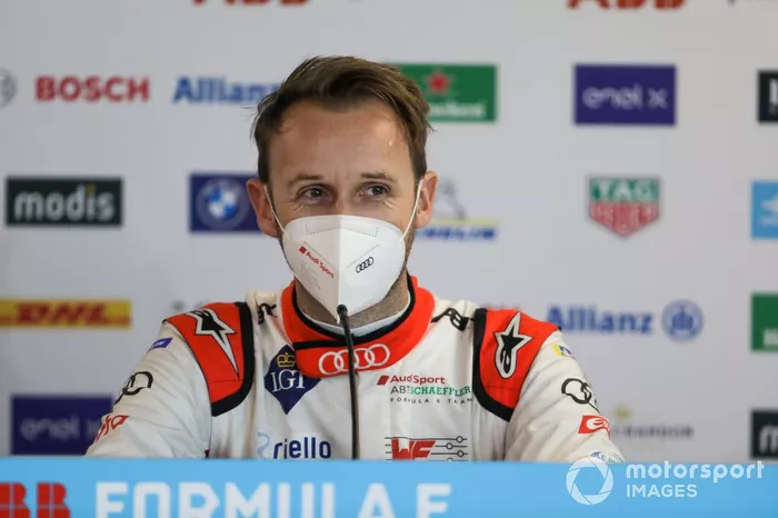 Rene Rast, Audi Sport ABT Schaeffler, in the press conference 