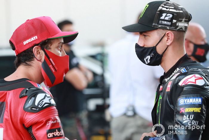 Andrea Dovizioso, Ducati Team, Maverick Vinales, Yamaha Factory Racing