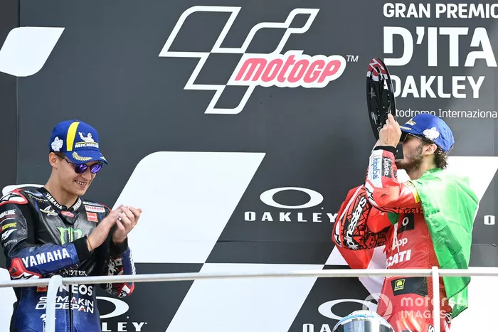 Podio: ganador Francesco Bagnaia, Equipo Ducati