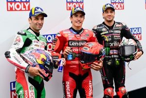 Johann Zarco, Team LCR Honda, Marco Bezzecchi, Aprilia Racing, Marc Marquez, Ducati Team