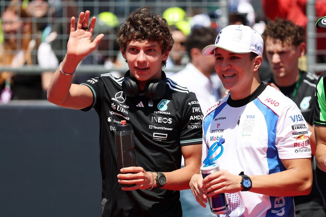Andrea Kimi Antonelli, Mercedes, Isack Hadjar, Racing Bulls
