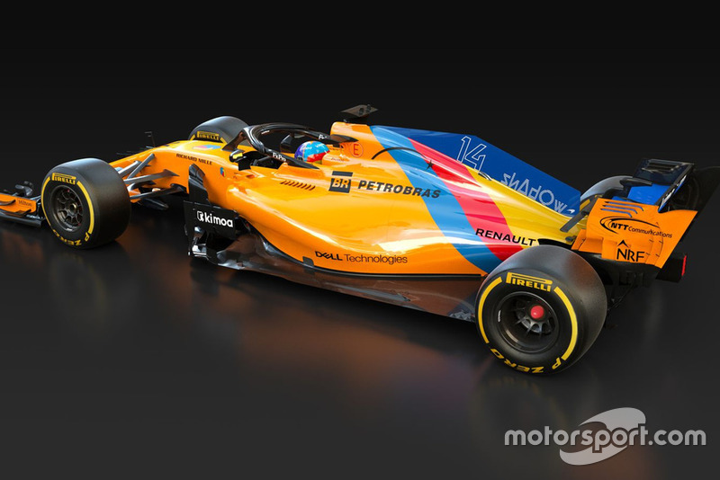 La livrée spéciale pour la dernière course de Fernando Alonso, McLaren MCL33