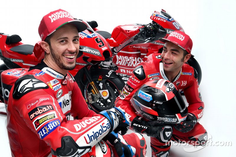 Andrea Dovizioso and Danilo Petrucci, Ducati Team