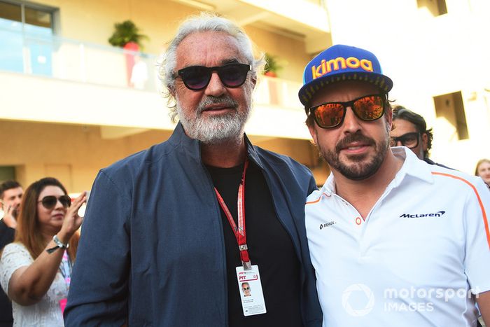 Flavio Briatore y Fernando Alonso, McLaren 