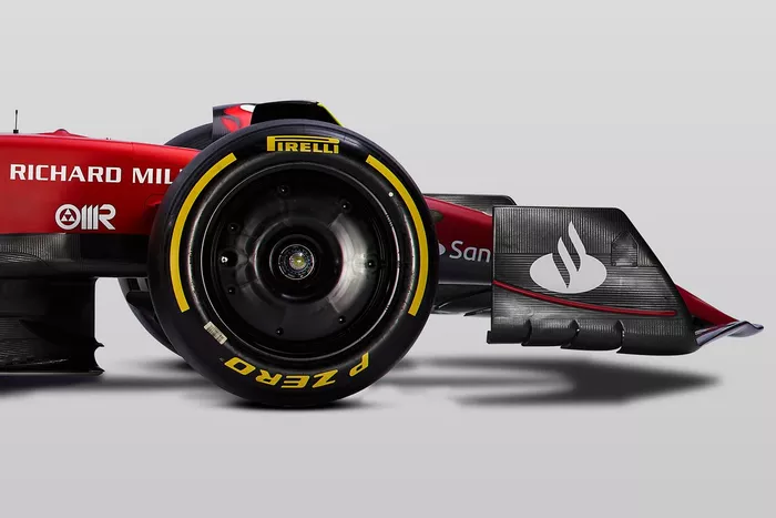 Detalle del Ferrari F1-75