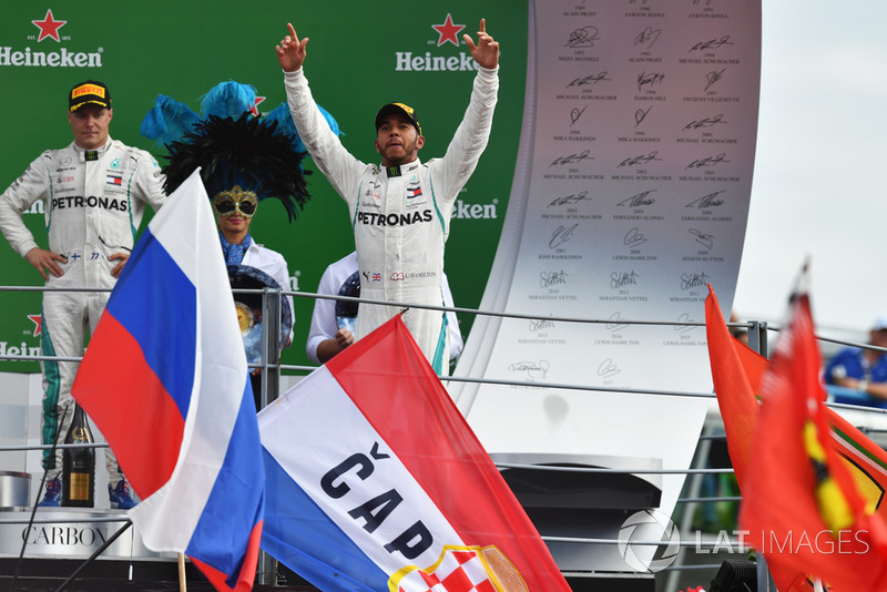 Suasana podium GP Italia