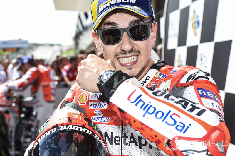 Il vincitore della gara Jorge Lorenzo, Ducati Team