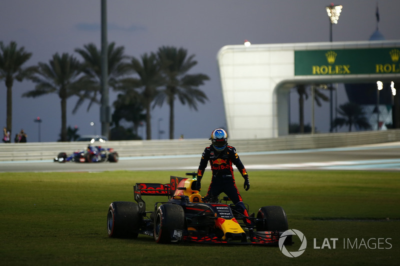 Ricciardo kurz vor Ausfall mit Hydraulikdefekt