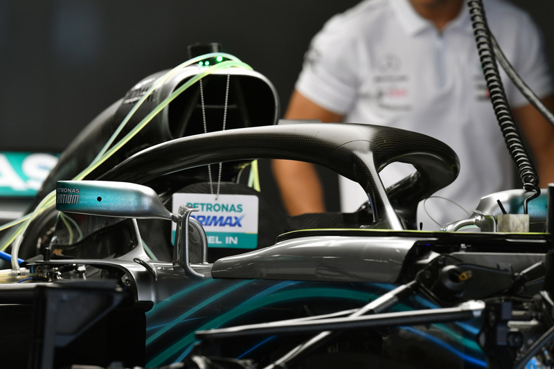 Halo de la Mercedes-AMG F1 W09