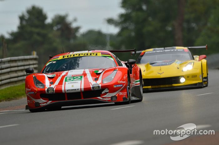 #52 AF Corse Ferrari 488 GTE EVO: Toni Vilander, Antonio Giovinazzi, Pipo Derani