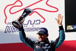 Podio: il secondo classificato Gianni Morbidelli, West Coast Racing