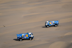 #500 Team Kamaz Master: Eduard Nikolaev, Evgeny Yakovlev, Vladimir Rybakov, #507 Team Kamaz Master: Ayrat Mardeev, Aydar Belyaev, Dmitry Svistunov