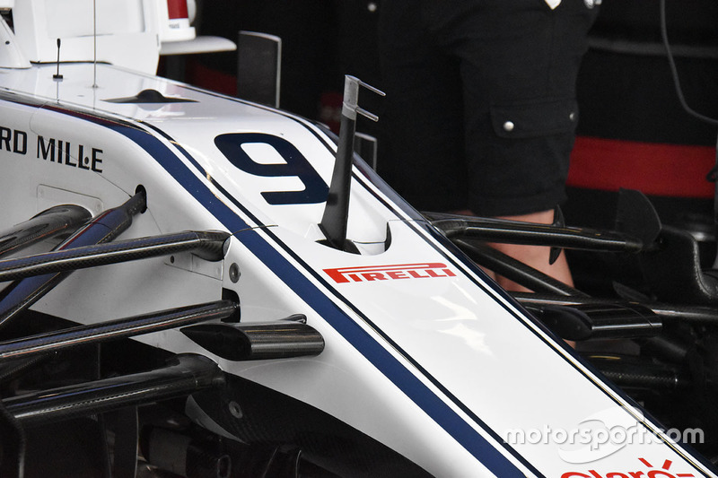 Sauber C37 ön detay