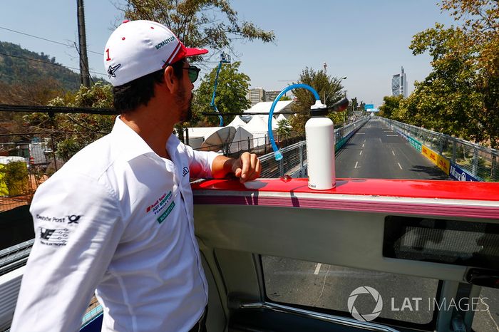 Lucas di Grassi, Audi Sport ABT Schaeffler on the drivers parade